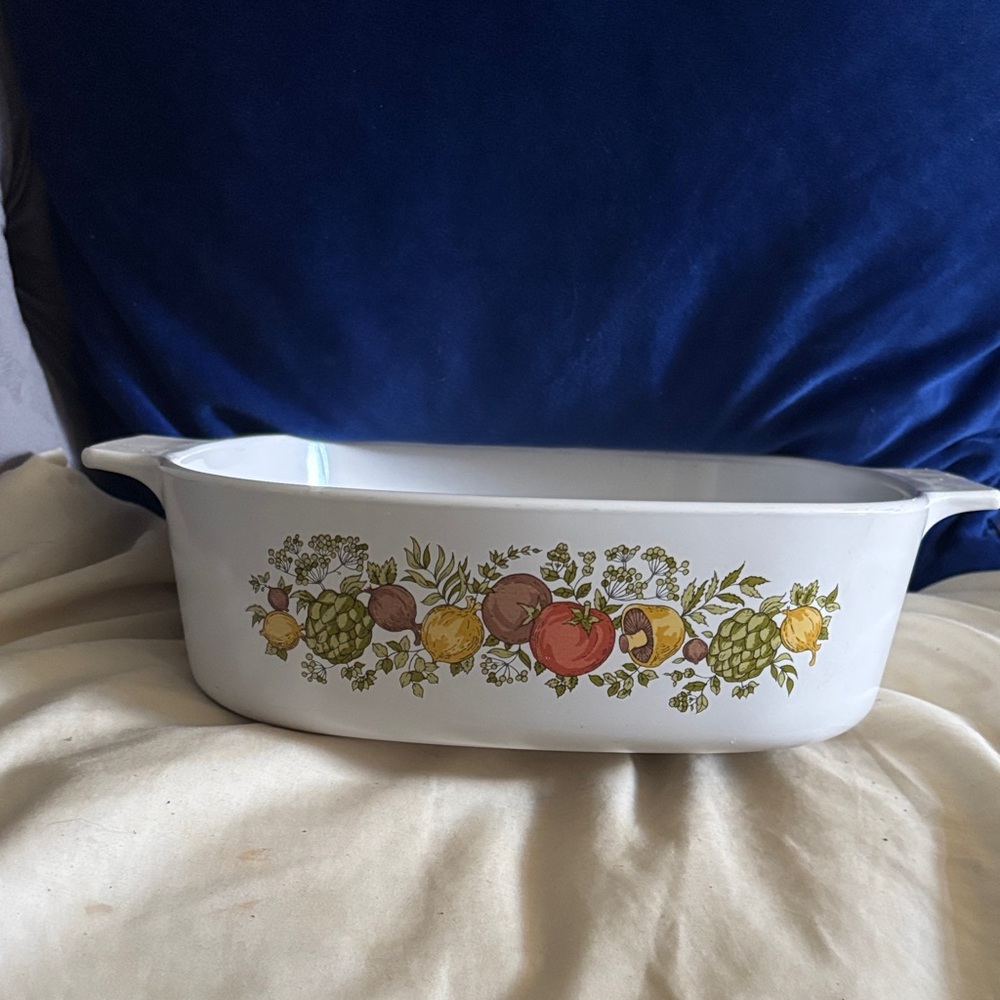 Rare Vintage Corningware Spice of Life Baking Dish 2 Litre